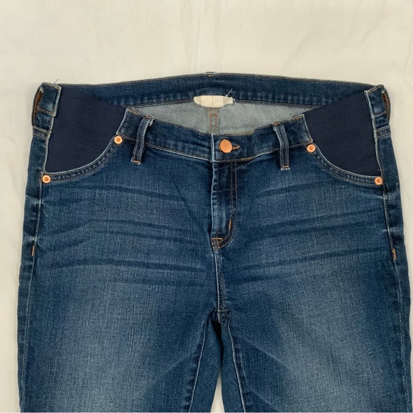 Ingrid & Isabel Maternity Ankle Jeans Stretch Side Panels Medium Wash 
32x28.5 - Picture 3 of 13